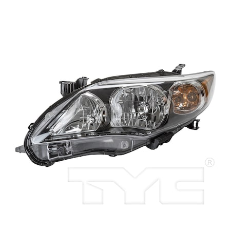 Tyc 11-13 Ty Crola Us Built/Blk S/Srx Head Lamp, 20-9196-90 20-9196-90